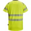 Snickers 2530 Yellow AllroundWork High-Vis T-Shirt Class 2 