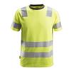 Snickers 2530 Yellow AllroundWork High-Vis T-Shirt Class 2 
