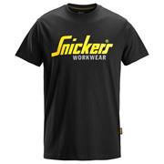 Snickers 2586 Classic Logo T-Shirt - Black
