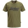 Snickers 2590 Logo T-Shirt- Khaki Green