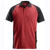 Snickers 2750 Two-Coloured Polo Shirt, Chili Red/Black