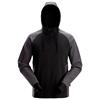 Snickers 2842 Two-Coloured Half-Zip Hoodie - Black/Steel Grey