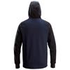 Snickers 2842 Two-Coloured Half-Zip Hoodie - Navy/Black