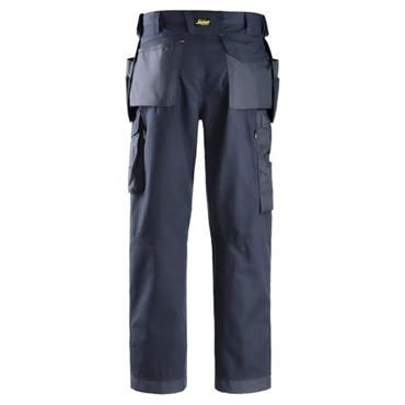 Snickers 3214 9595 Canvas+ Craftsmen Holster Pocket Trousers - Navy