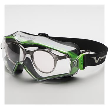 Univet 6X3 Clear Anti-Scratch, Anti-Fog Goggles
