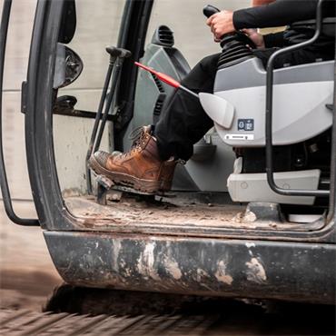 Steel Blue Southern Cross S7 Zip Scuff Waterproof - Brown