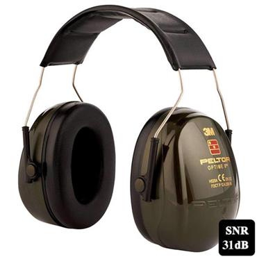 3M Peltor H520A-407-GQ Optime II Headband Style Ear Defenders