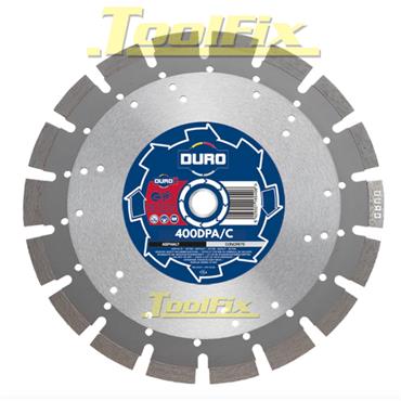 Duro Plus 400DPA/C Diamond Cutting Blade 400mm/20mm Bore - Asphalt/Concrete