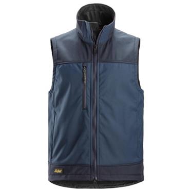 Snickers 4506 AllroundWork, Softshell Stretch Vest - Navy/Dark Navy