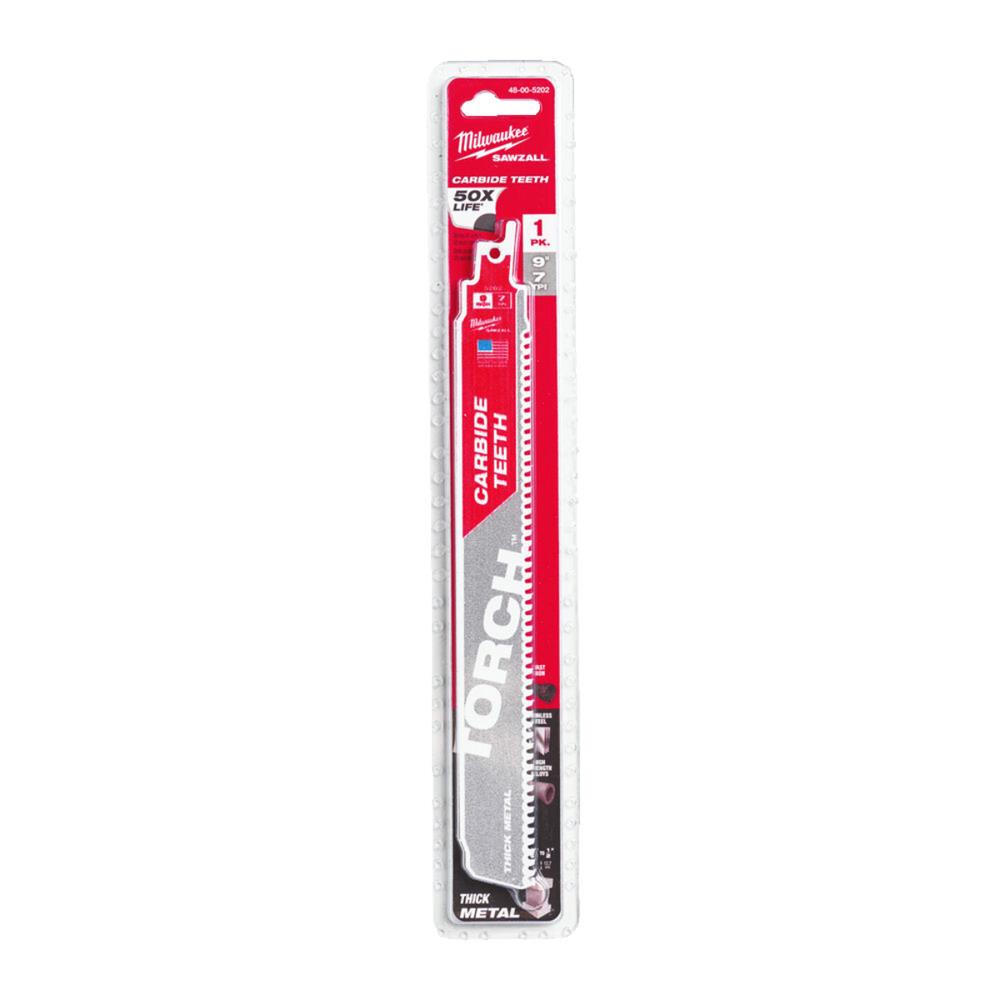 Milwaukee 48005202 230mm x 7tpi Metal Torch Carbide Demolition Sawzall ...