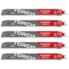 Milwaukee Recip Blade TCT TORCH 230mm x 8 Tpi - 5 Pack