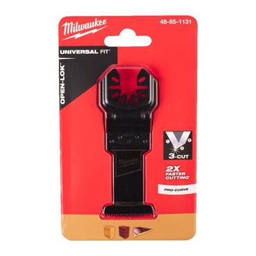 Milwaukee 48851131 Hardwood 35mm Open-Lok OMT HCS PRO-CURVE 3C Blade - 1pc