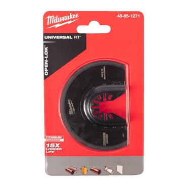 Milwaukee 48851271 Multi Material 90mm Open-Lok OMT BiM Segmented Blade - 1pc
