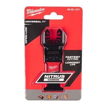 Milwaukee 48851571 NITRUS Carbide Extreme Materials Open-Lok OMT Blade - 1pc