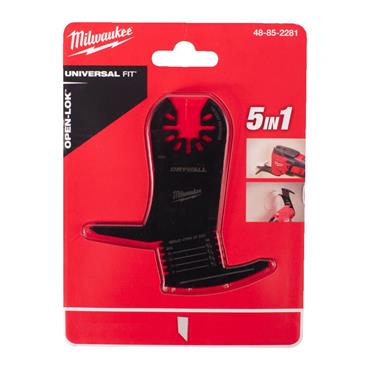 Milwaukee 48852281 5 in 1 Drywall Open-Lok OMT Plunge Blade - 1pc