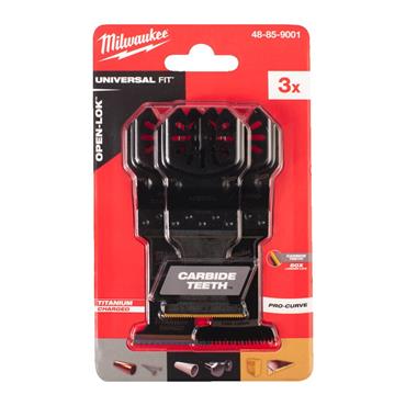 Milwaukee 48859001 Multi Material Open-Lok OMT Set - 3pc