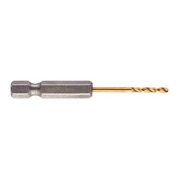 Milwaukee 2.5mm RED HEX - SHOCKWAVE™ HSS-Tin metal drill bit (2pc)