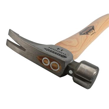 Milwaukee 4932352583 Ti14MC-H18 Curved Titanium Hickory Hammer - Milled Face - 397g