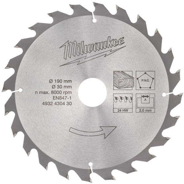 Milwaukee 4932430430 190mm 24T Cordless 