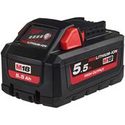 Milwaukee M18 HB5.5 M18 5.5Ah High Output Li Ion Battery