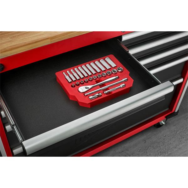 Milwaukee 4932471864 28 Piece 1/2\" Drive Ratchet & Metric Socket Set Buy Online At UK Planet Tools Shop