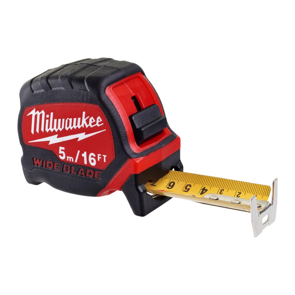Milwaukee 4932471817 Premium Wide Blade 5m/16ft Tape Measure Toolfix