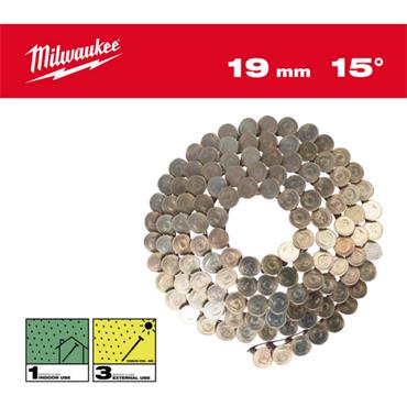 Milwaukee 4932499310 Coil Nails For M18FRCN45 15°RH 19mm (2880pce)