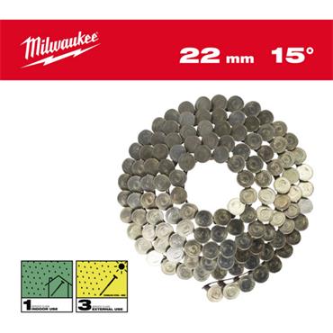 Milwaukee 4932499311 Coil Nails For M18FRCN45 15°RH 22mm (2880pce) 