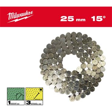 Milwaukee 4932499312 Coil Nails For M18FRCN45 15°RH 25mm (2160pce) 