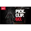 Milwaukee 4932502117 Shockwave 1/4" Hex Quick Release Carabiner - 5pc