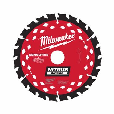 Milwaukee 4932502172 NITRUS Circular Saw Blade 165mm x 20mm 24T