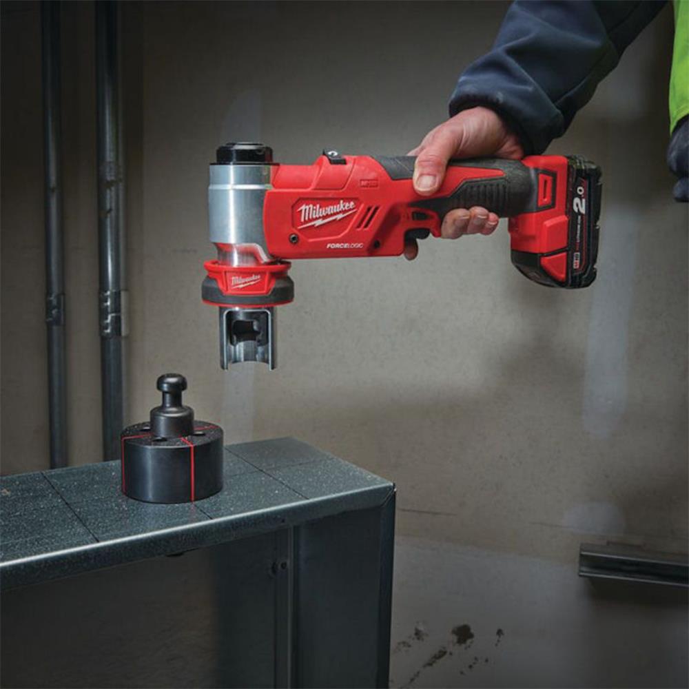Milwaukee M18HKP201CA M18 Force Logic Hydraulic Knockout Punch Toolfix Dundalk Co. Louth