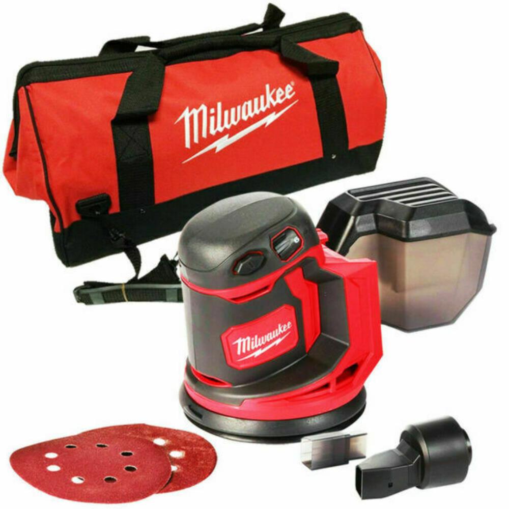 Milwaukee M18BOS125502B M18 125mm Random Orbital Sander (2x5Ah
