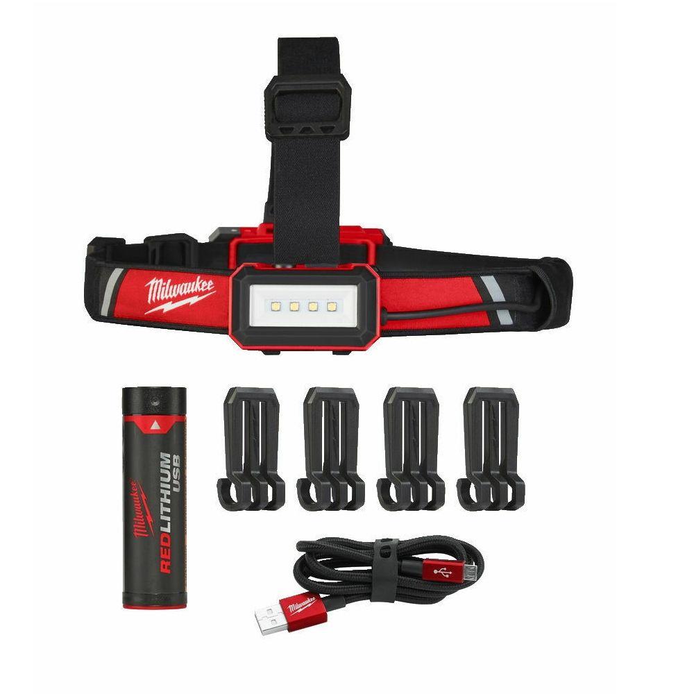 Milwaukee L4hlrp 201 Usb Rechargeable Hard Hat Headlamp Toolfix