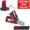 Milwaukee M12FHS-0 12V FUEL Hatchet Pruning Saw (Bare Unit)