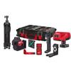 Milwaukee M123PLKIT-401P Green 360° 3 Plane Laser Accessories Kit