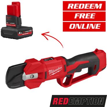 Milwaukee M12BLPRS-0 4933480114 Brushless Pruning Shears (Bare Unit)