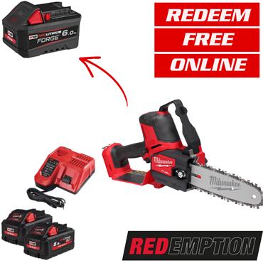 Milwaukee M18FHS20-552 M18 FUEL HATCHET 20cm Pruning Saw (2x5.5Ah)