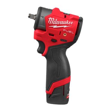 Milwaukee M12FSCIWF38-252X 12V M12 3/8'' Drive FUEL Sub Compact FUEL Impact Wrench (2x2.5Ah)