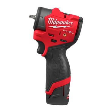 Milwaukee M12FSCIWF14-252X 12V M12 1/4'' Drive FUEL Sub Compact FUEL Impact Wrench (2x2.5Ah)