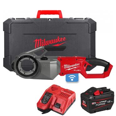 Milwaukee M18FPT2-121C FUEL ONE-KEY Pipe Threader (1X12Ah Forge)