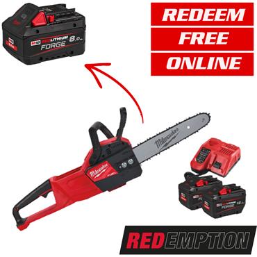 Milwaukee M18FCHSC-122 M18 FUEL 30cm Bar Chainsaw (2x12Ah Forge)