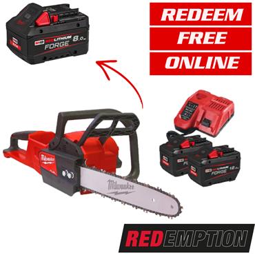 Milwaukee M18FCHS35-122 M18 FUEL 35cm Bar Chainsaw (2x12Ah Forge)