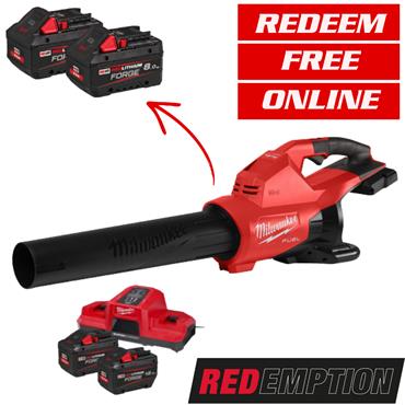 Milwaukee M18F2BL-802 FUEL Twin 18V (36V) Blower (2x8Ah Forge)