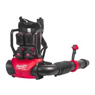 Milwaukee M18F2BPB-124 M18 F Dual Battery Backpack Blower (4x12Ah & 6 Bay Rapid Charger)