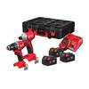 Milwaukee M18BLPP2D3-503P 18v Brushless Twin Pack in Packout (3x5Ah)
