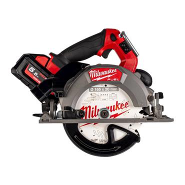 Milwaukee M18FCSDC165-552C FUEL 18V FUEL 165mm Deep Cut Circular Saw with (2x 5.5Ah)