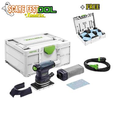 Festool 576053 Orbital Sander RUTSCHER RTS 400 REQ-Plus 220V (FREE 578194)