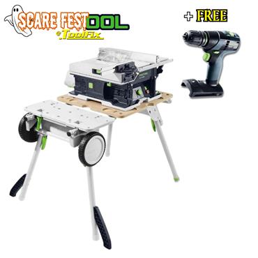 Festool 577371 Cordless Table Saw CSC SYS 50 EBI-Basic-Set (Bare Unit) (FREE 577287)