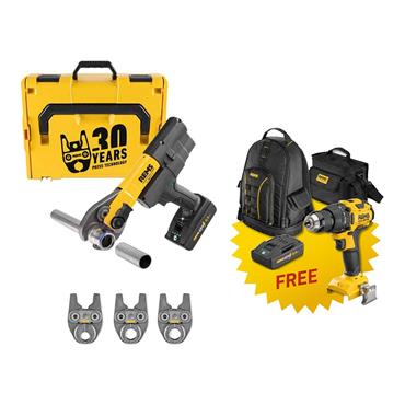 Rems 22v Mini-Press Promo Kit (2x2.5ah)